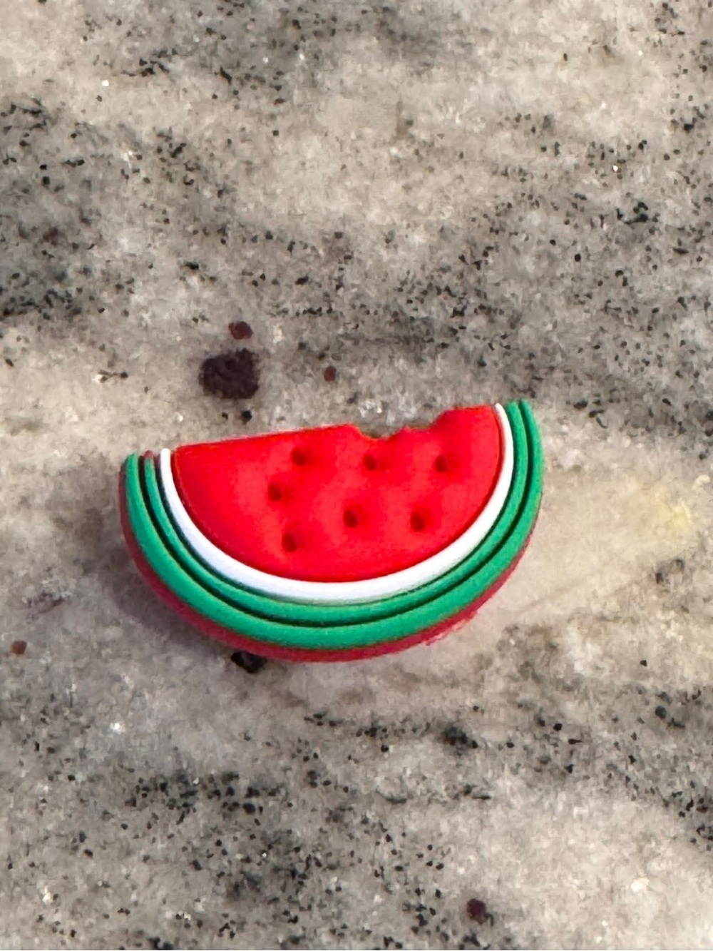 CROCS Watermelon Jibbitz Charm Red Green White
